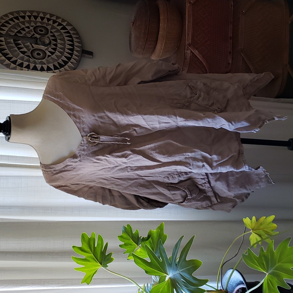 Catwalk Studio Beige Flowing Blouse